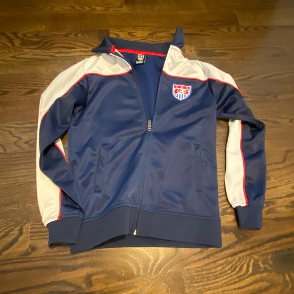 USA zip up sweatshirt /jacket size youth medium - Picture 1 of 4